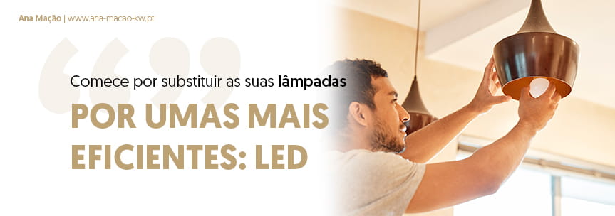Replace your light bulbs with LED or CFL bulbs, which emit less heat