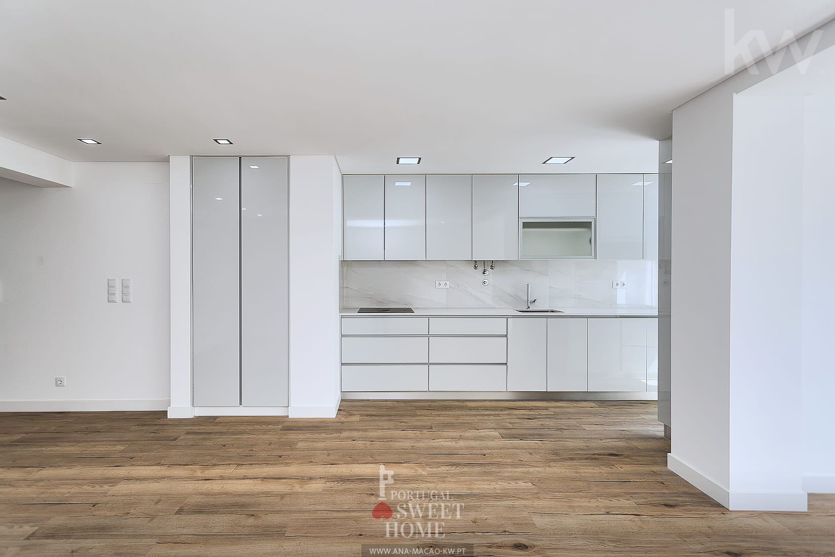Integrated kitchen in the living space
