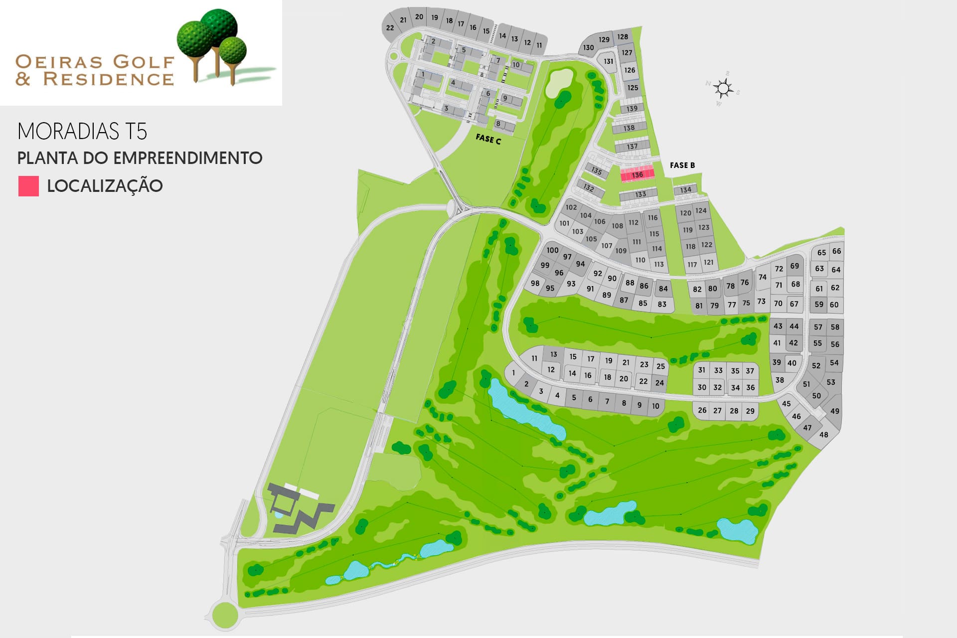 Plan d'étage Oeiras Golf & Residence