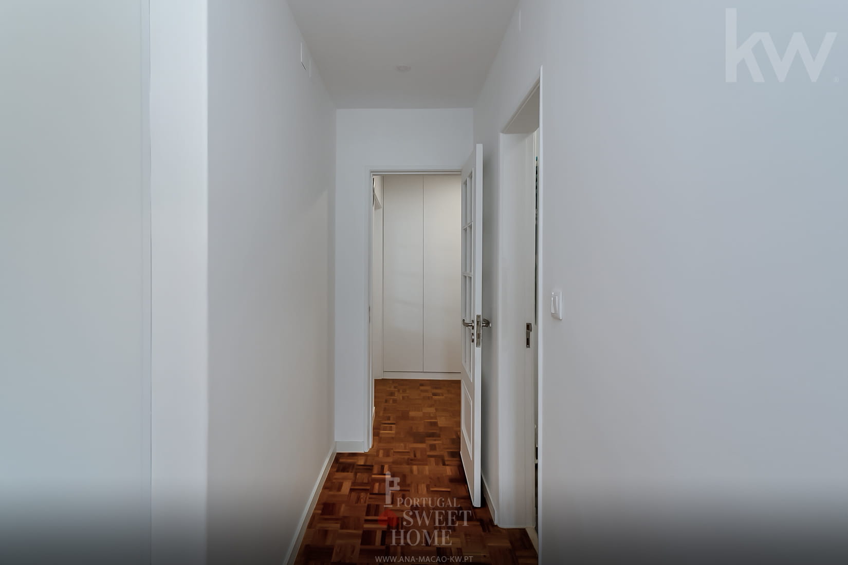 Hallway and bedroom area