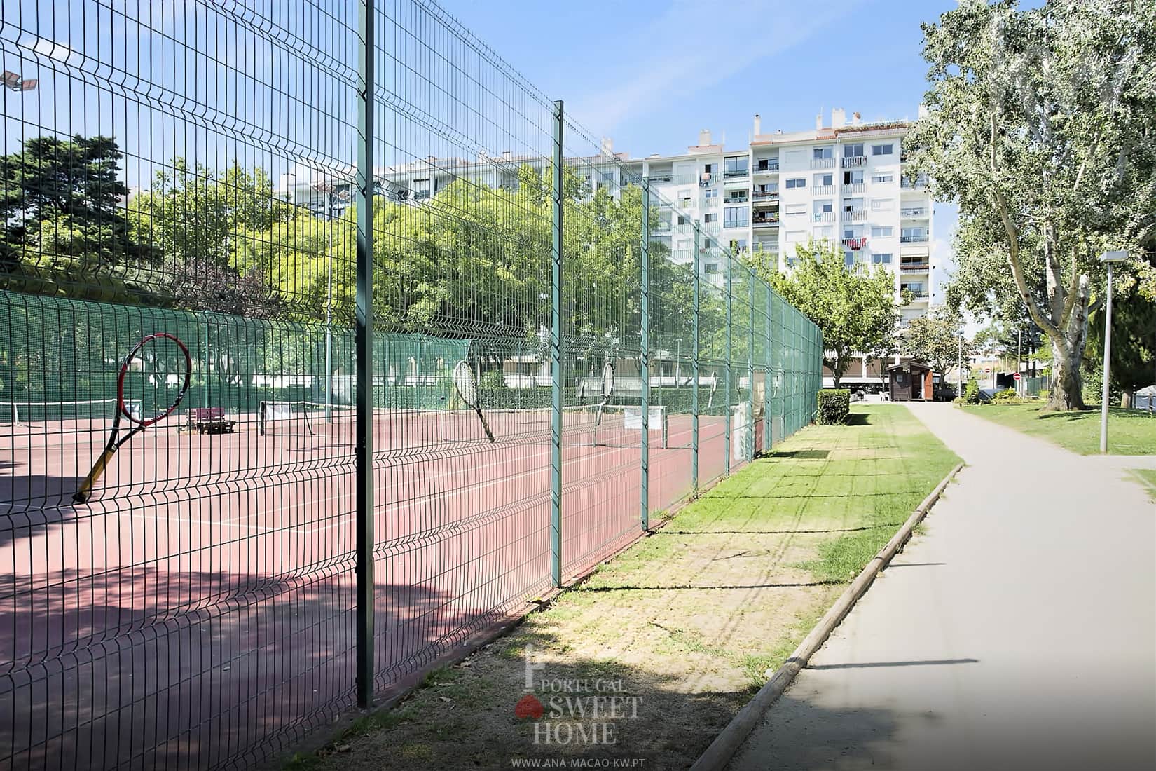 Courts de tennis au parc Quinta da Alagoa