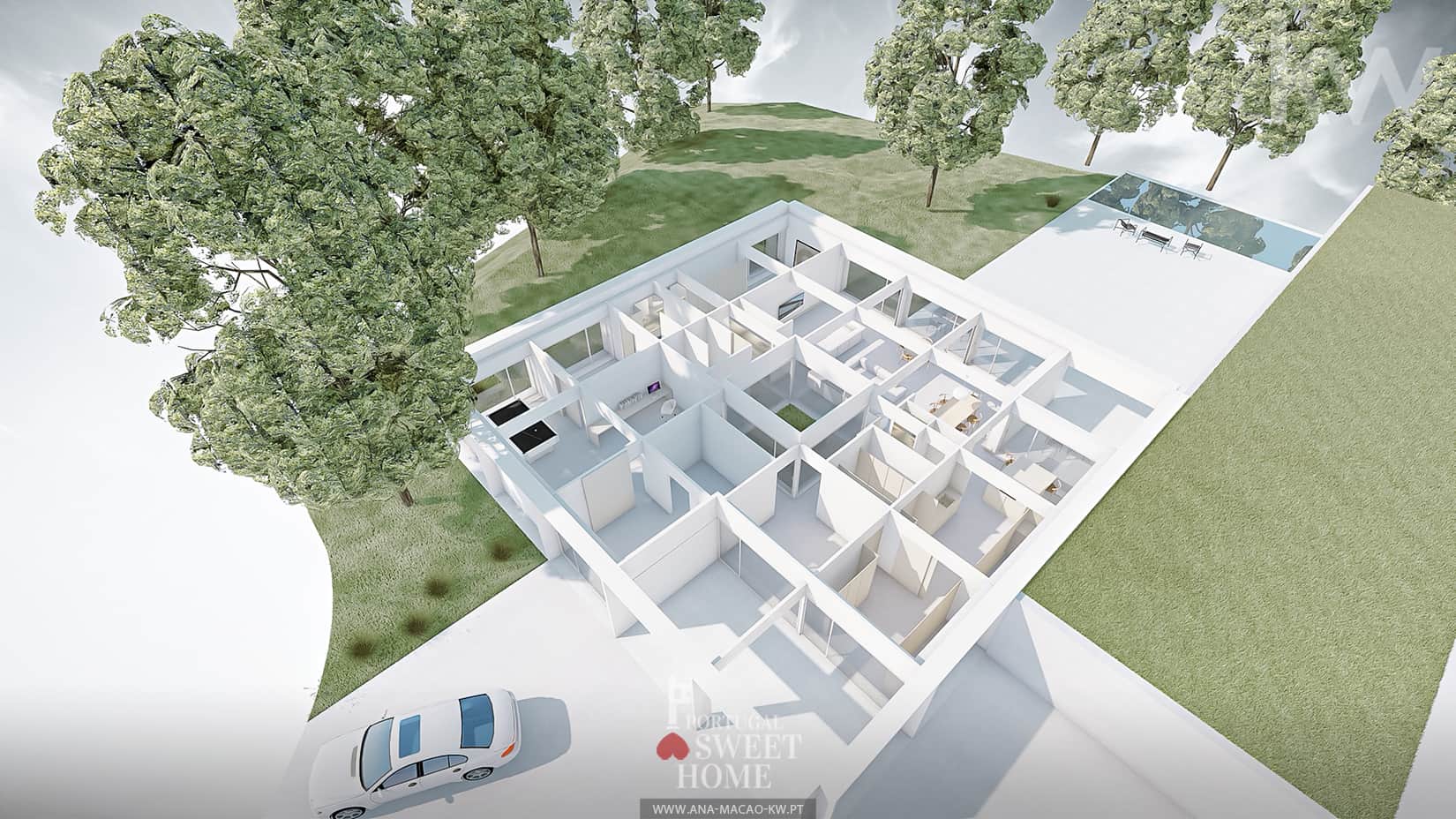 3D view of the FA house
