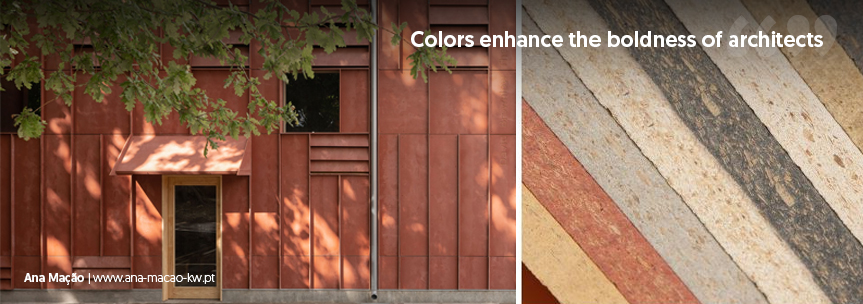 Architecture in 2024: Vibrant and contrasting colors