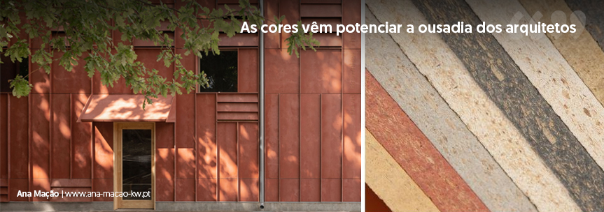 Arquitetura em 2024: Cores vibrantes e contrastantes