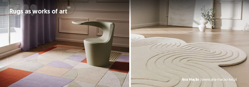 Decoração em 2024: Tapetes com Arte