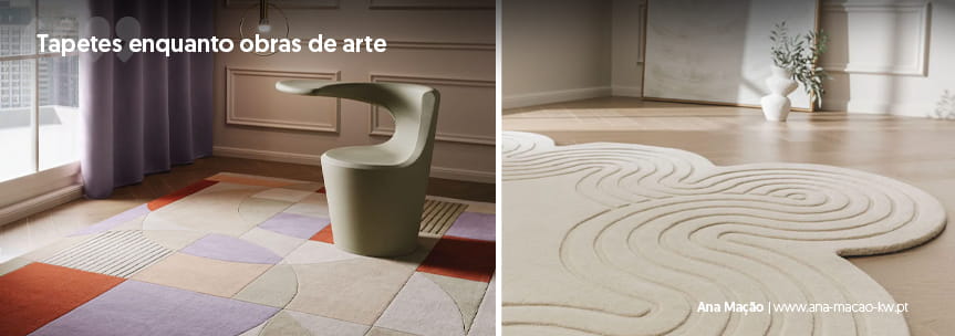 Decoração em 2024: Tapetes com Arte