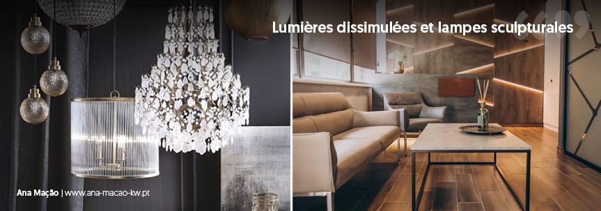 Décoration en 2024 : éclairage doux et lampes sculpturales