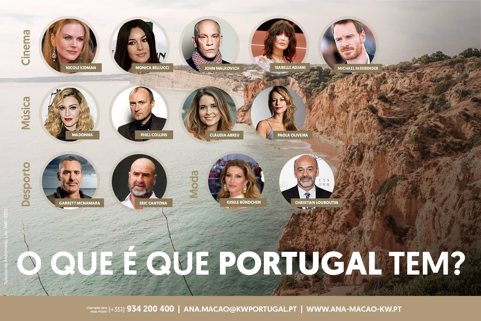 Celebrities who chose Portugal to buy a house and live in 2024