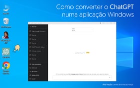 Cliquez sur l'image pour voir l'application Windows pour GPT Chat Como chamar a aplicação do Windows para o Chat GPT
