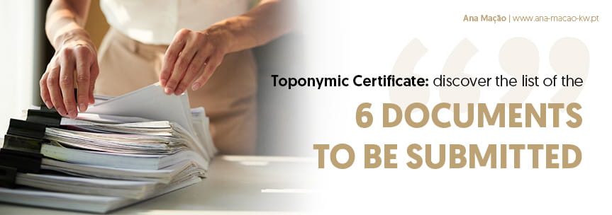 How do I request a Toponymy Certificate?
