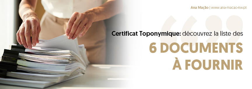 Comment demander un certificat de toponymie ?