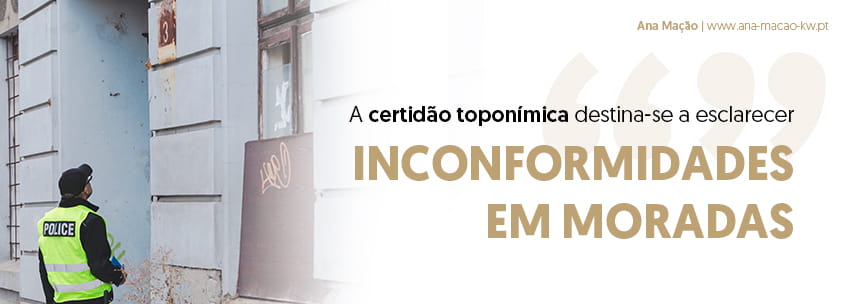 Certidão Toponímica, para que serve?