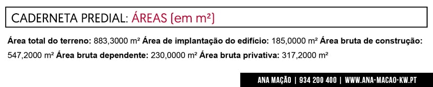 Consultar a Área Bruta Dependente na Caderneta Predial do imóvel