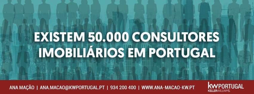 Existem 50.000 consultores imobiliários em Portugal.