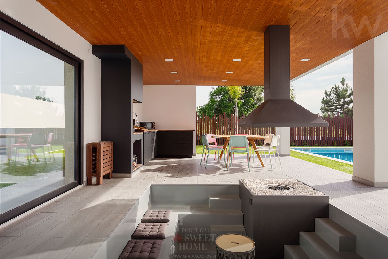 Espace de loisirs (44 m2) avec foyer extérieur