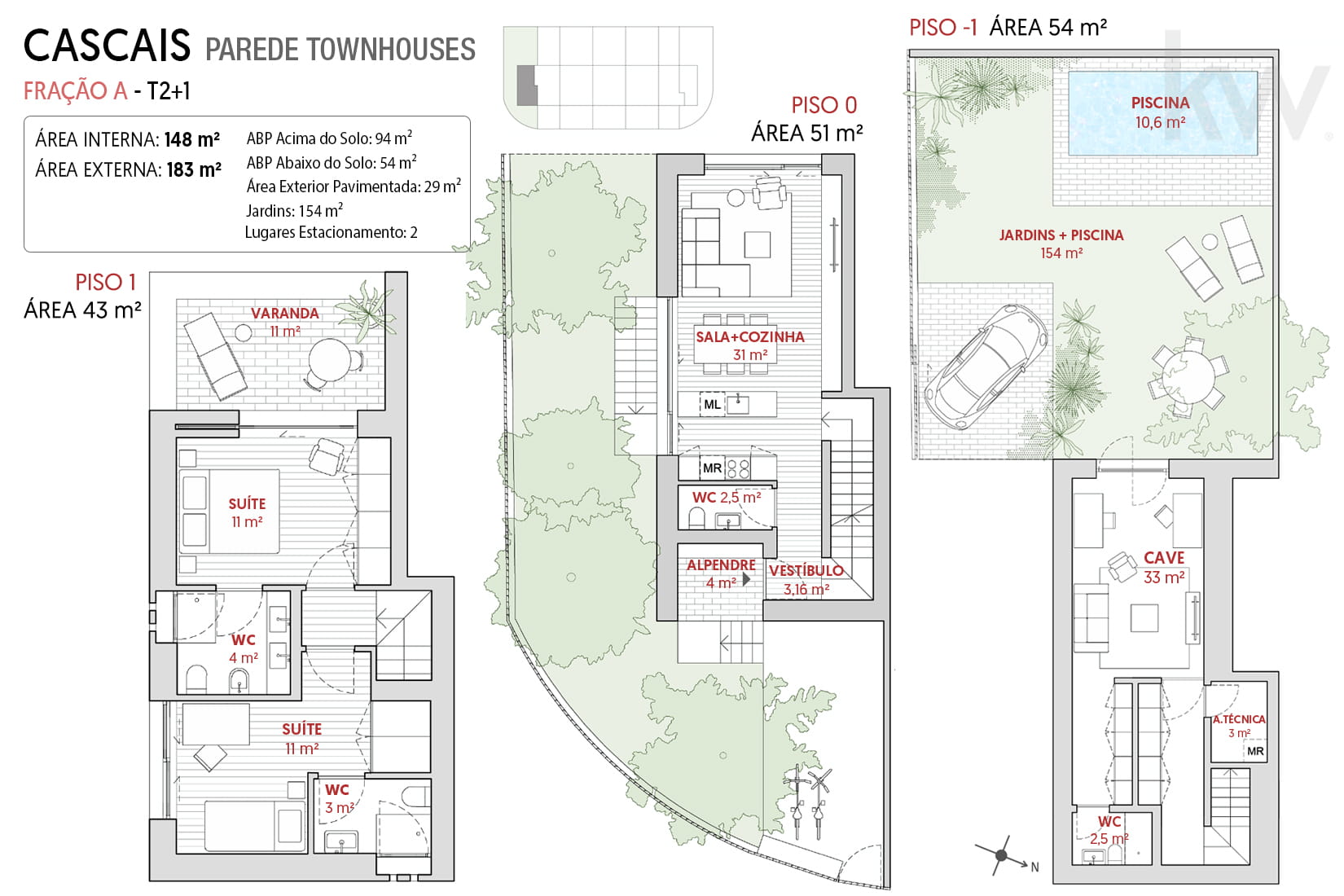 Plans of Townhouse A
