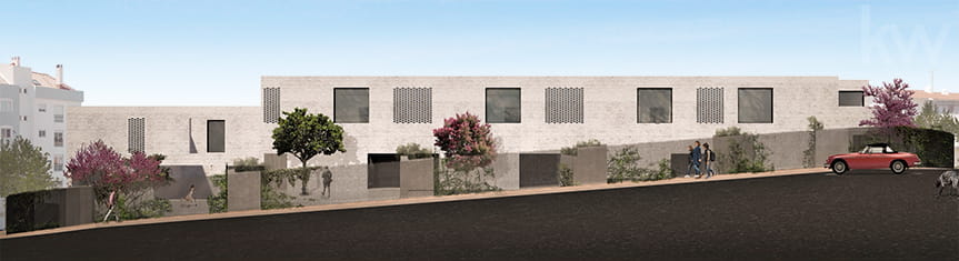 Parede Townhouses - Vista frontal