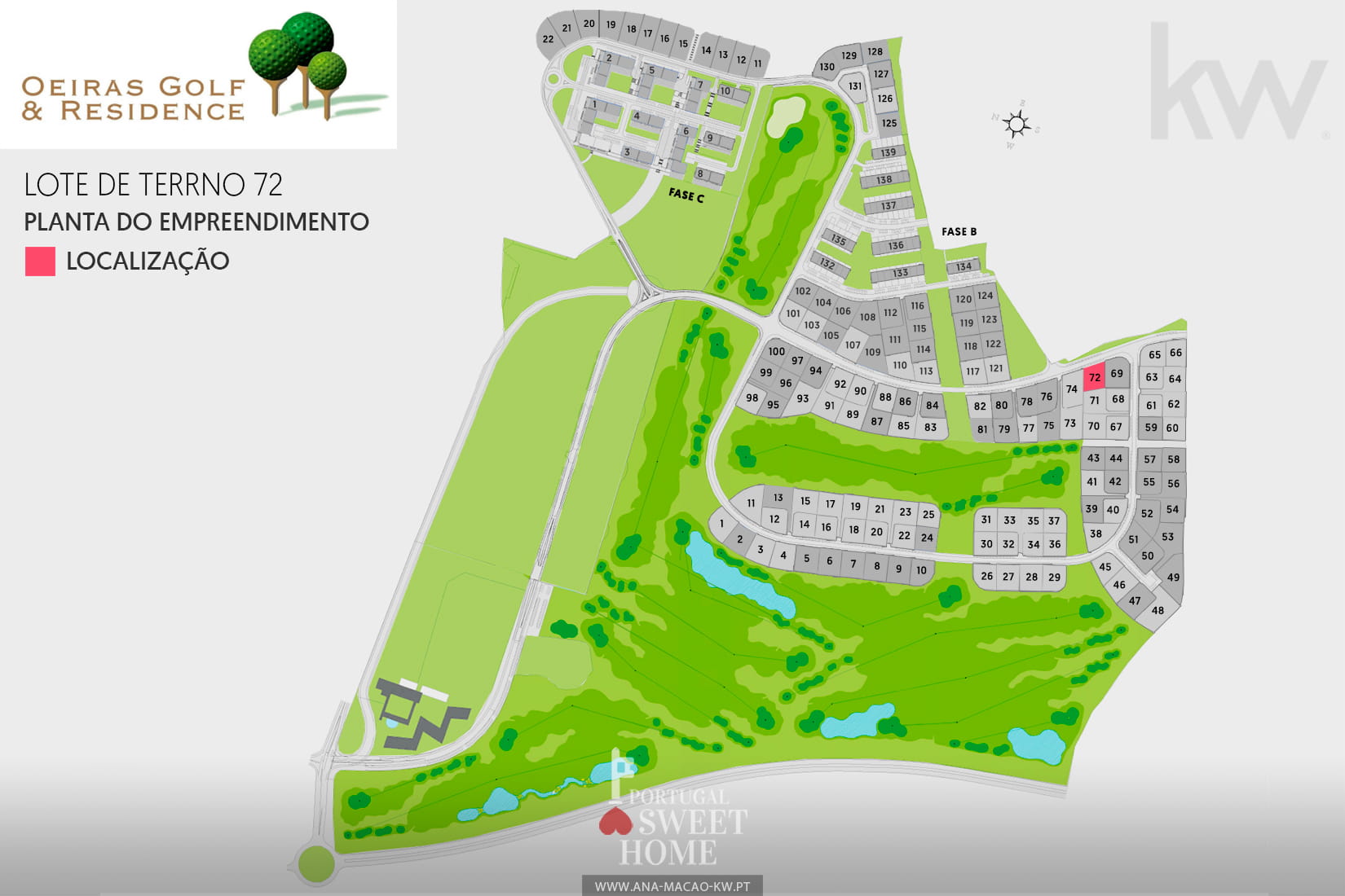 Location of Plot of Land at Oeiras Golf & Residence
