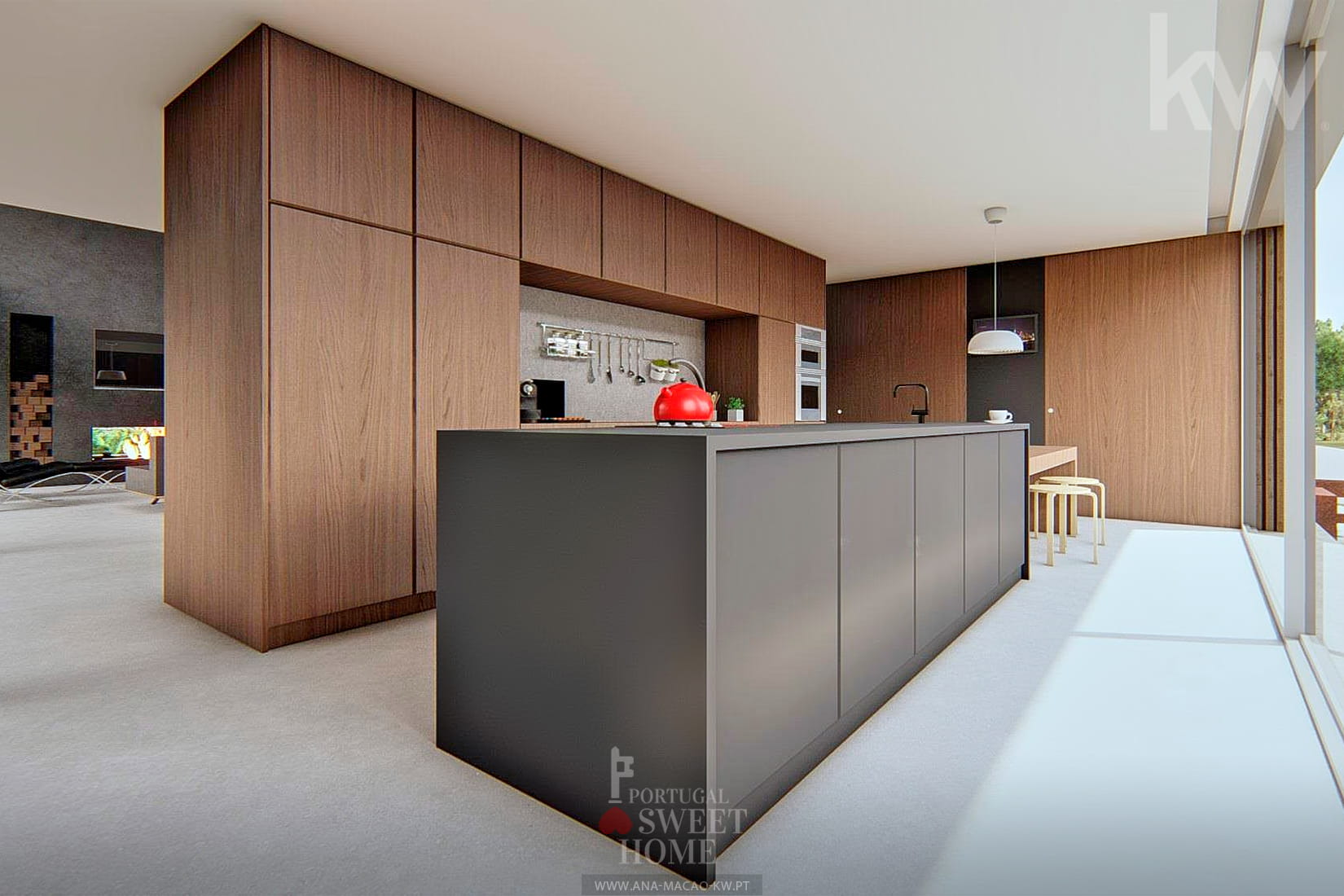 Cozinha (28,8 m2) com ligação à sala