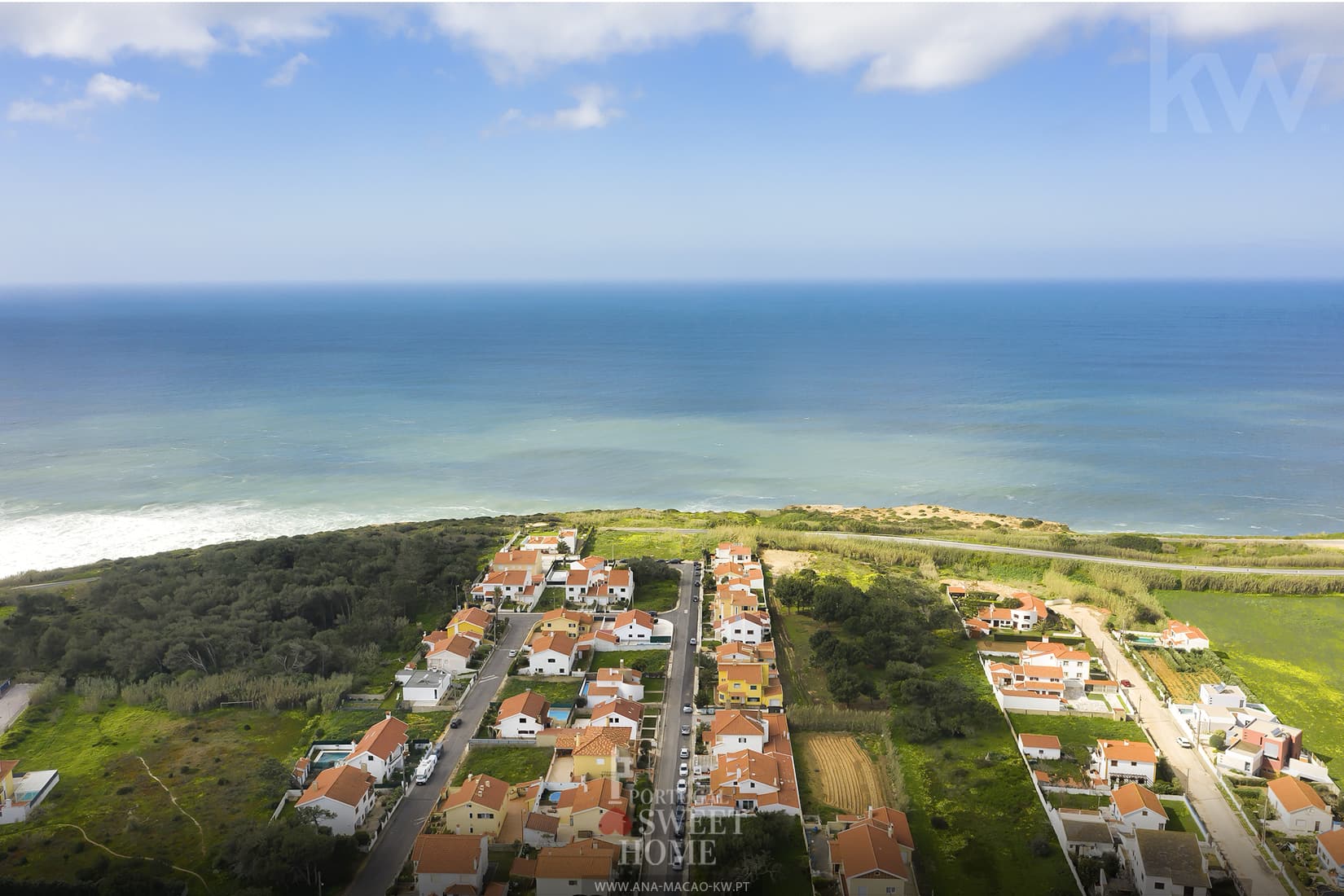 Vue aérienne de Casais de São Lourenço
