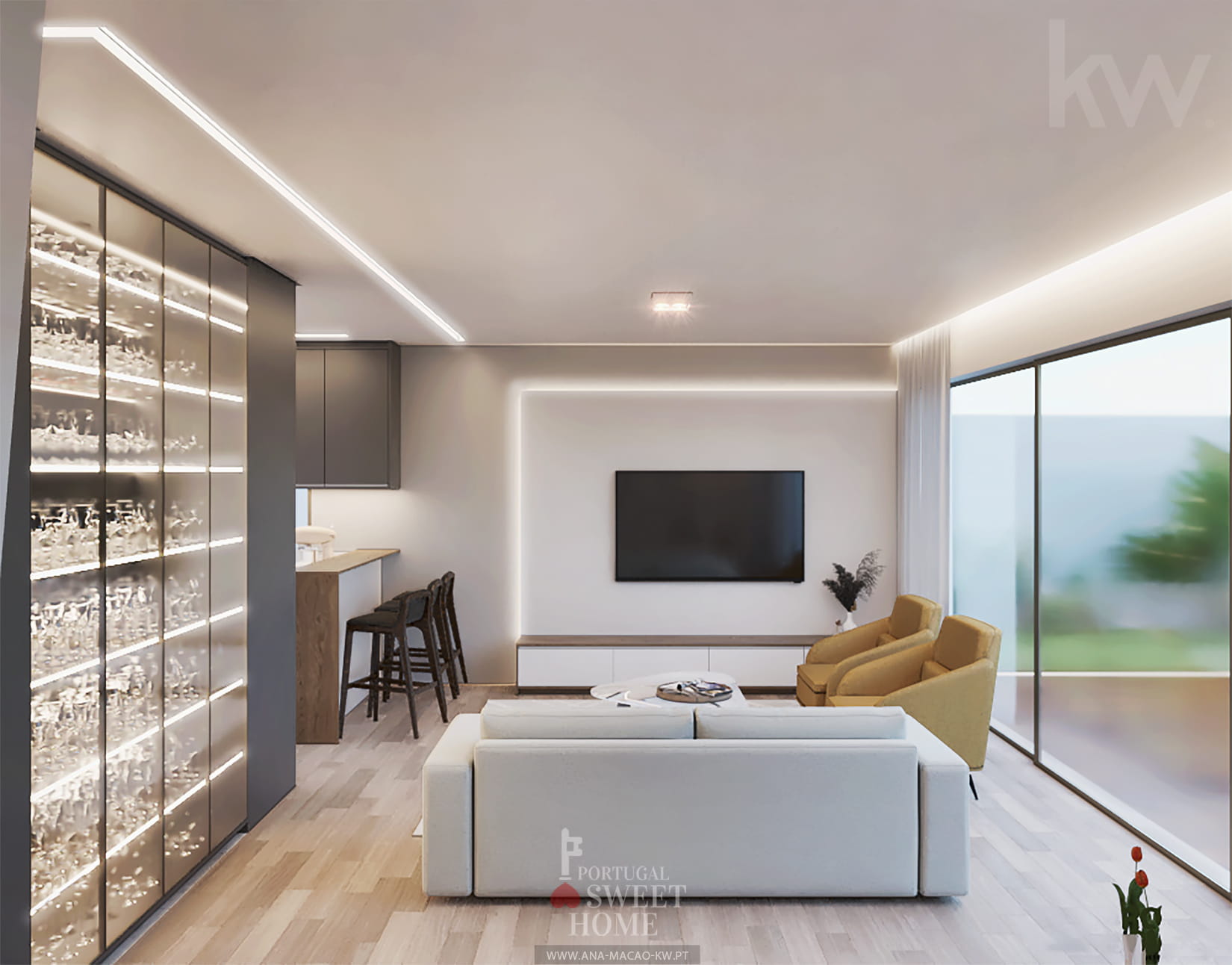 Case Moderne Salotti Open Space Moderni Living Room Idee