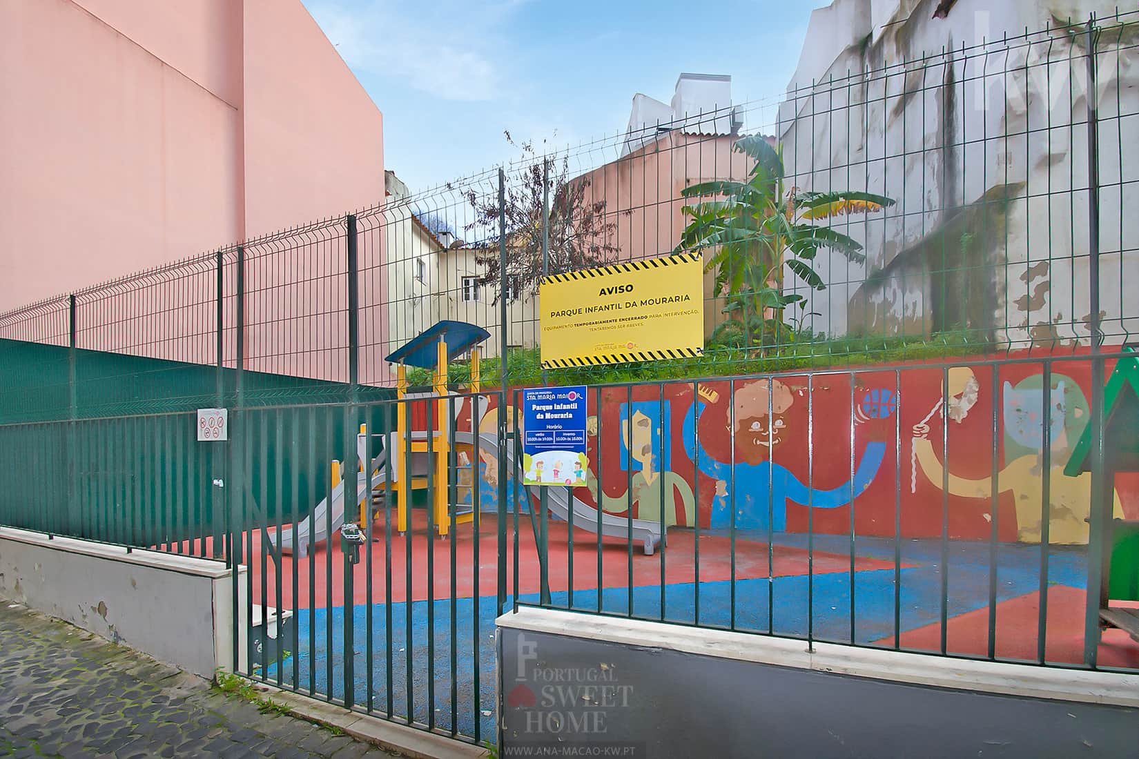 Children's playground in the area