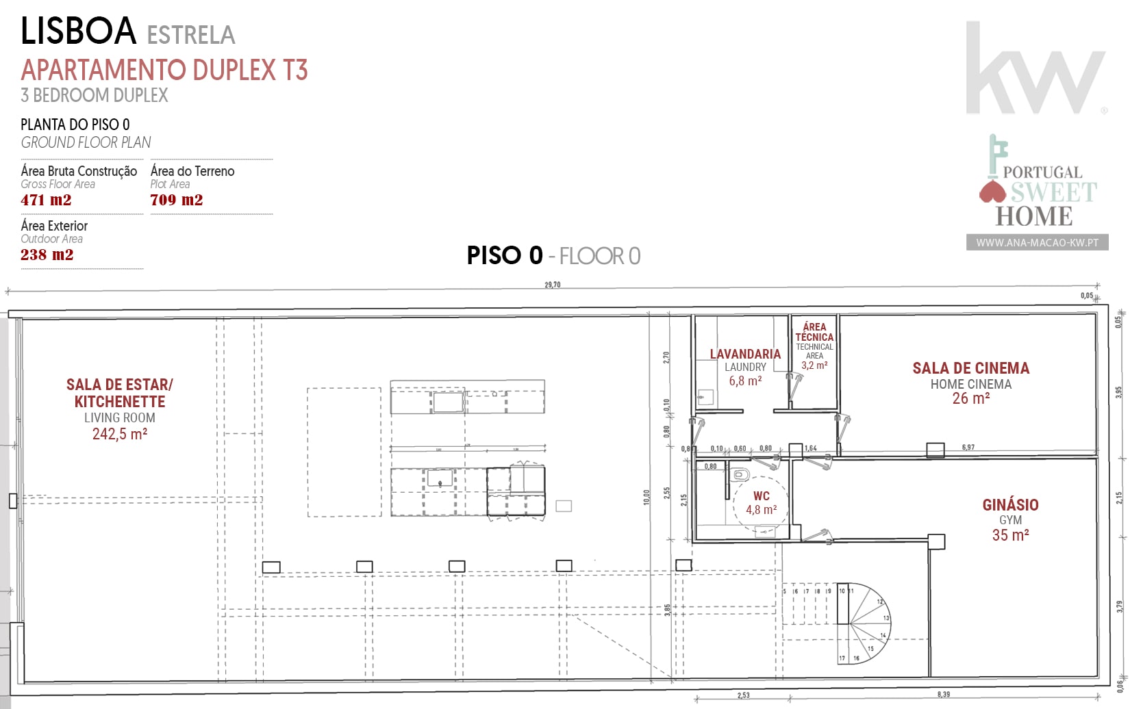 Plan d'étage inférieur