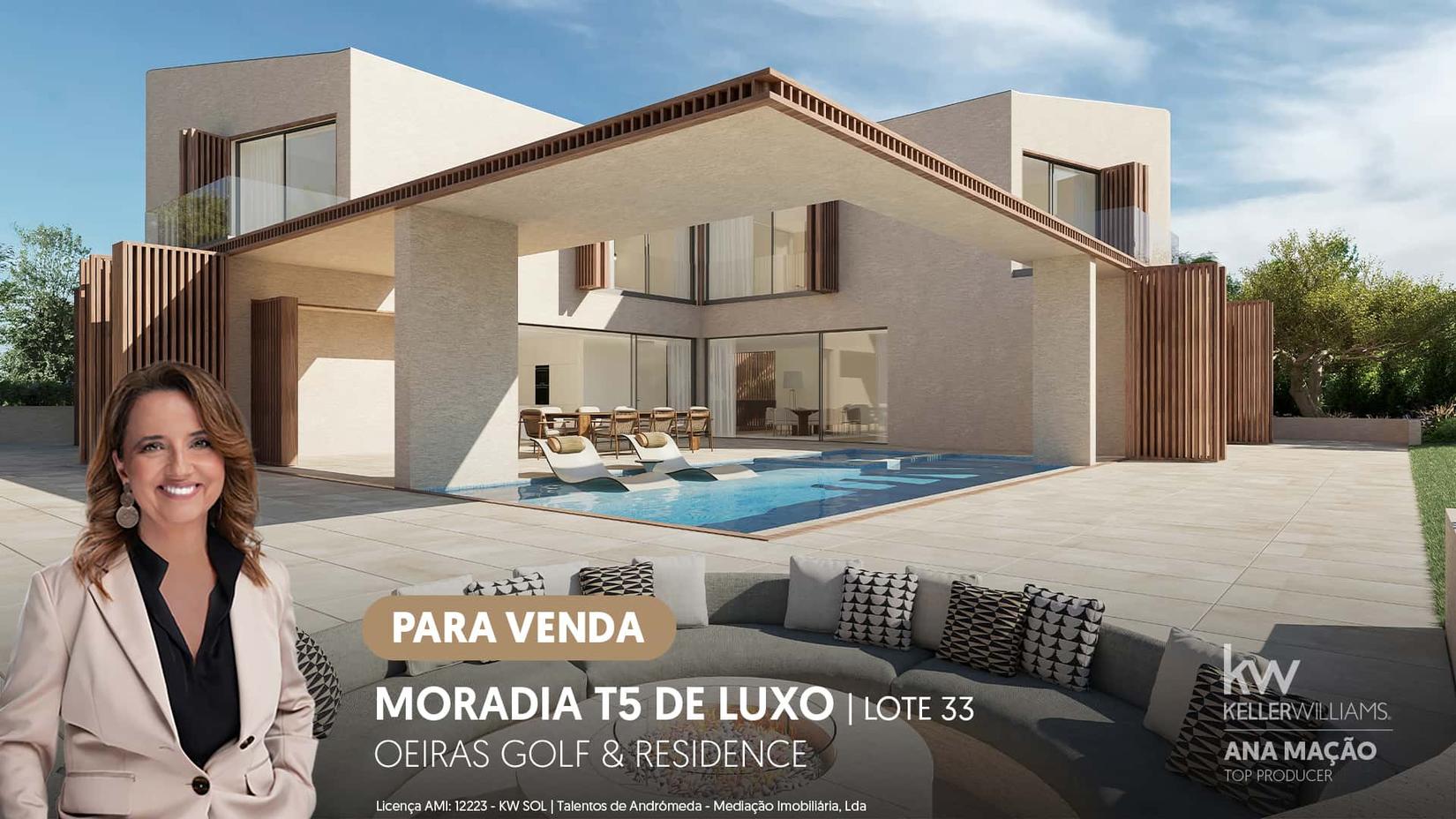 Moradia de Luxo com 5 quartos, localizada no Oeiras Golf & Residence
