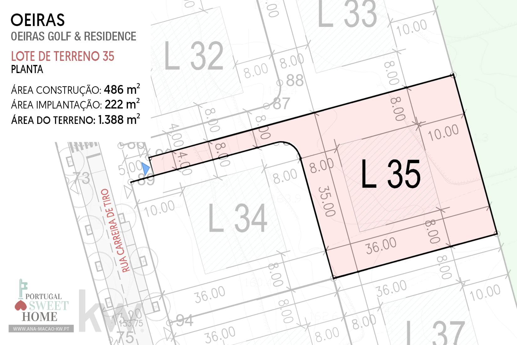 Plan de terrain Lot 35