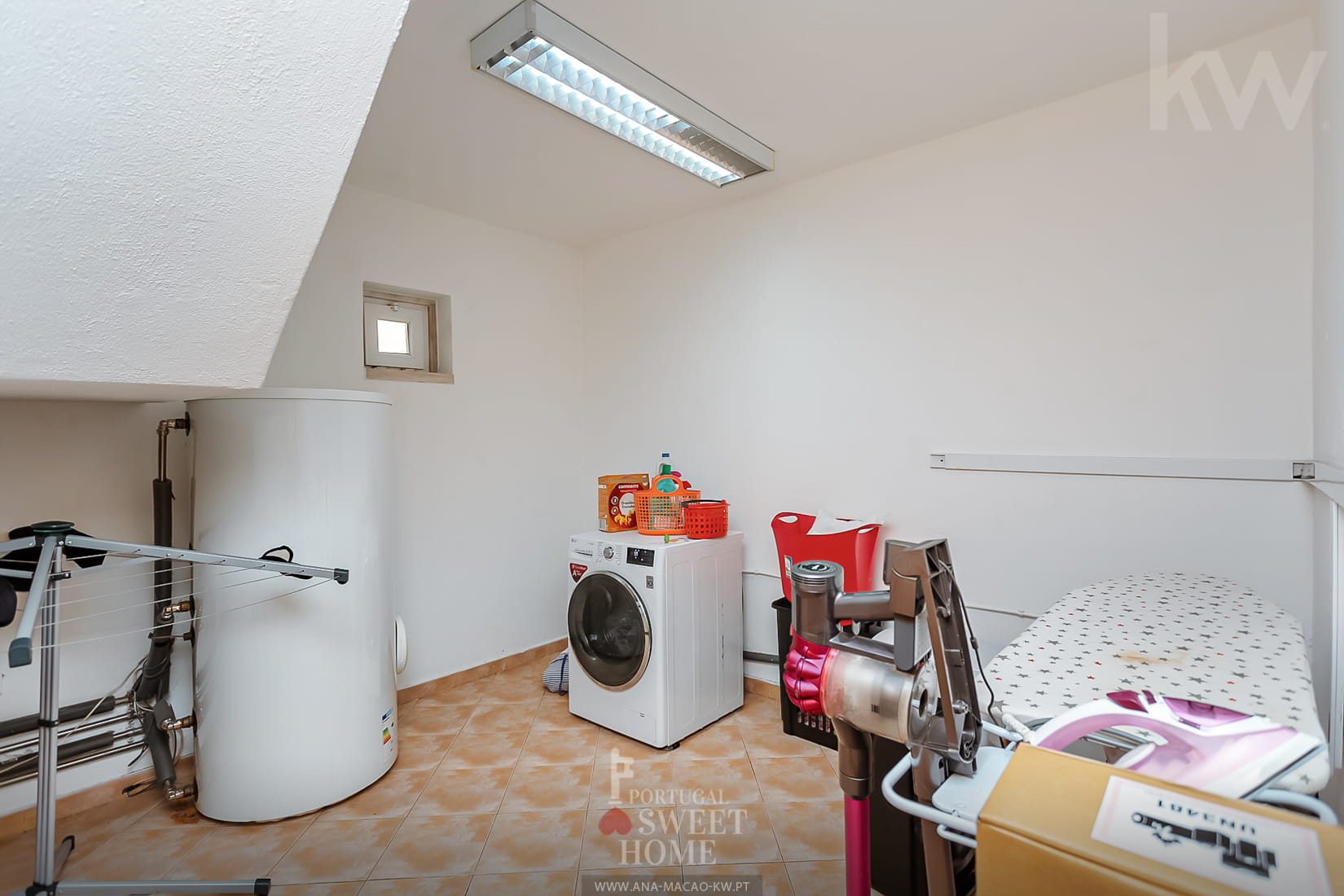 Área técnica (10 m2) na divisão da lavandaria