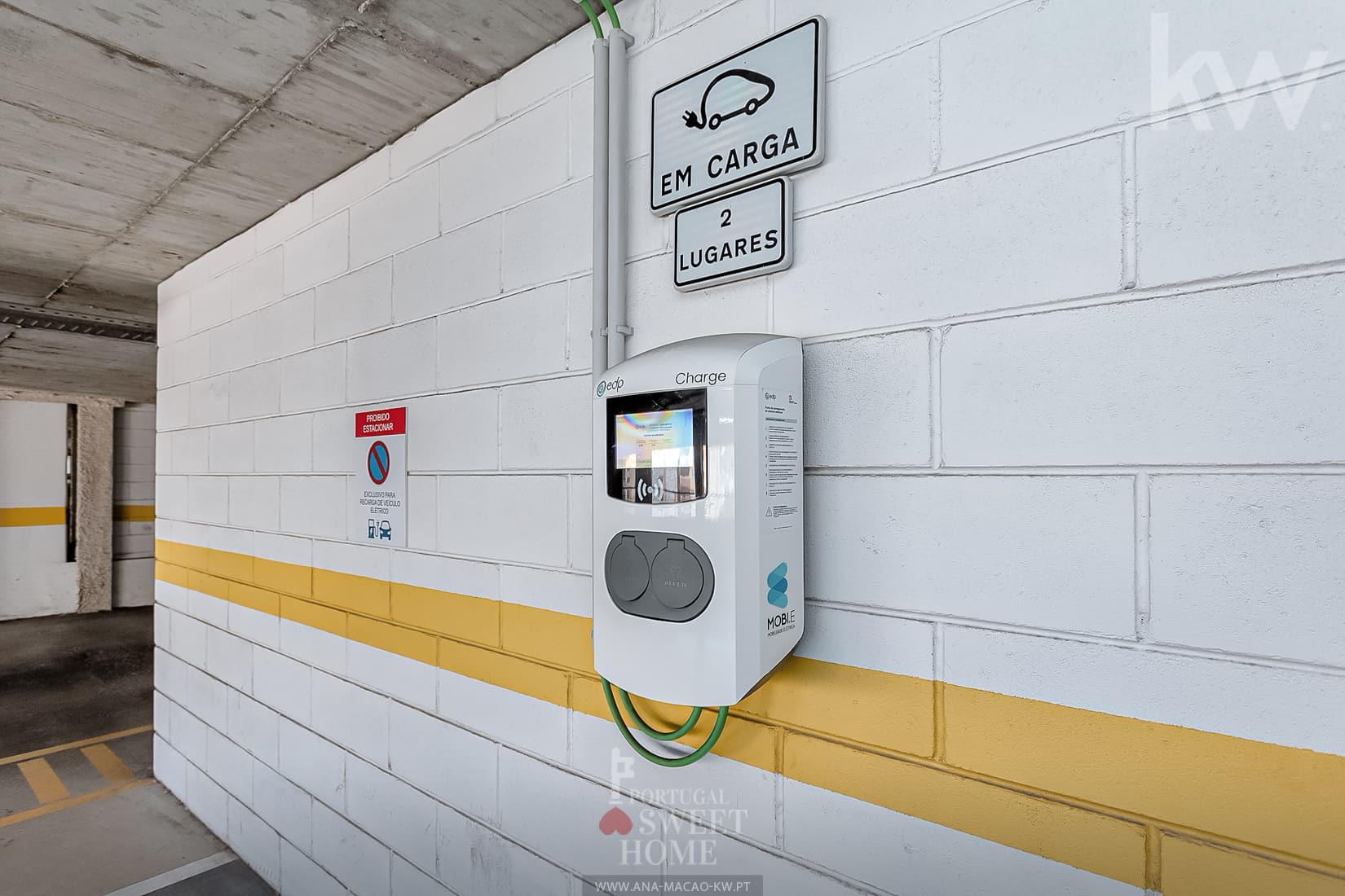 Lugares com carregamento elétrico instalados pela EDP