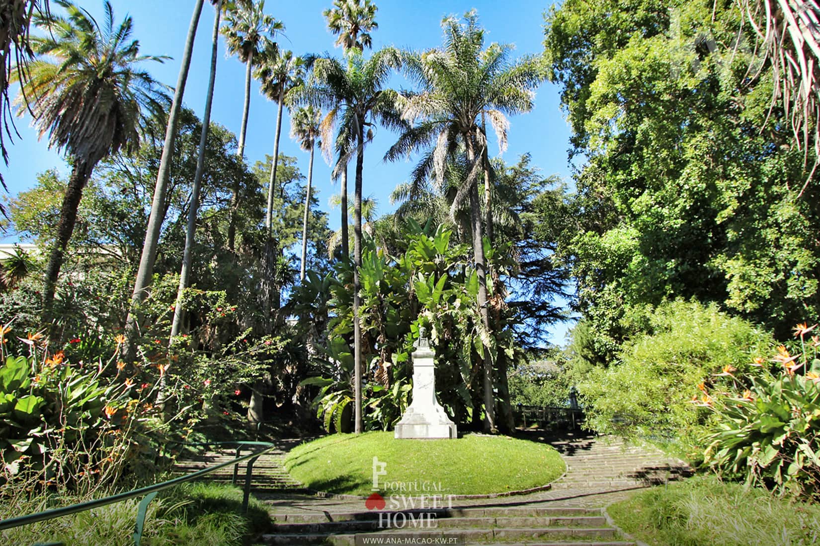 Jardin botanique à distance de marche