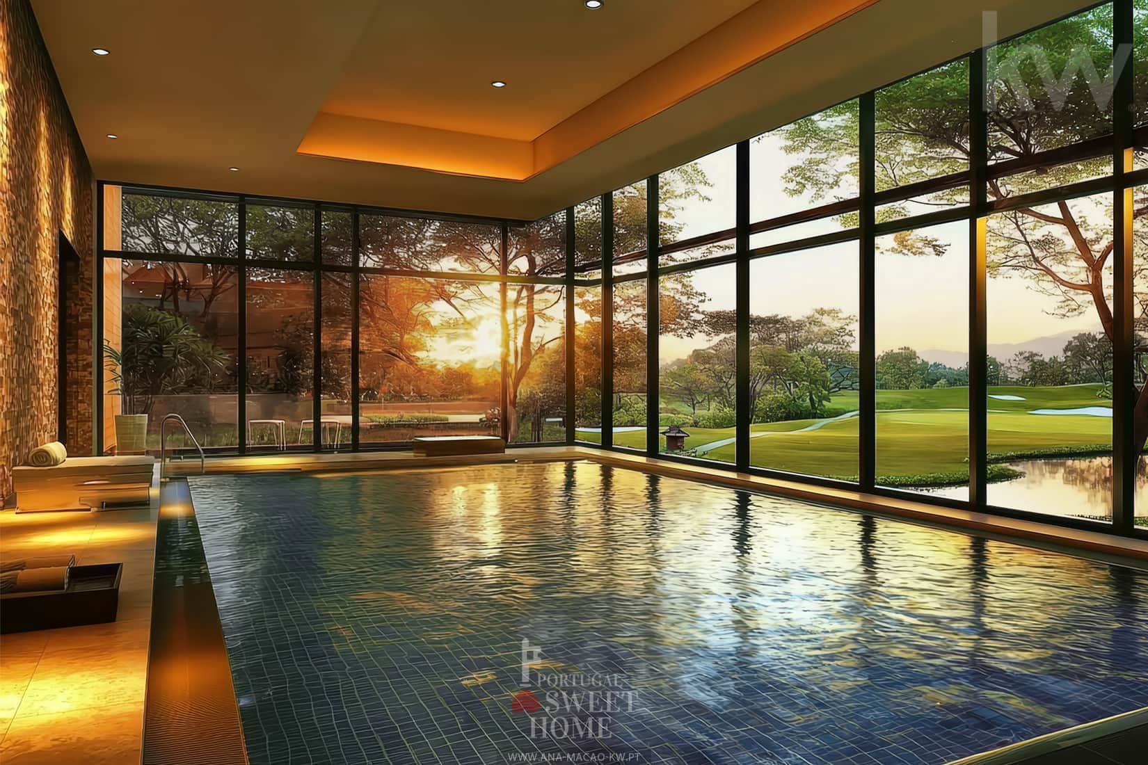 Exemple d'hôtel avec vue sur le golf