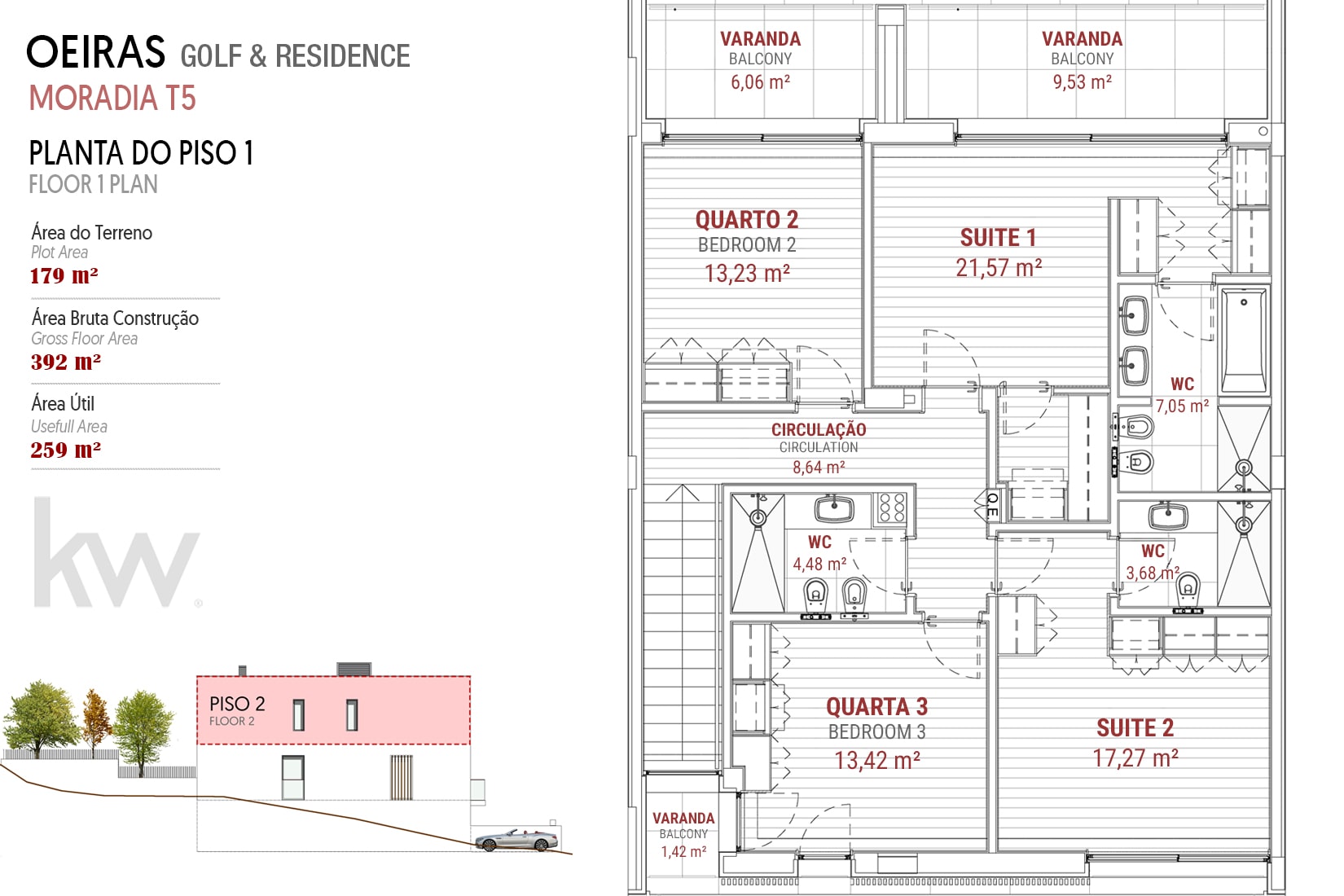 Plan du 2e étage