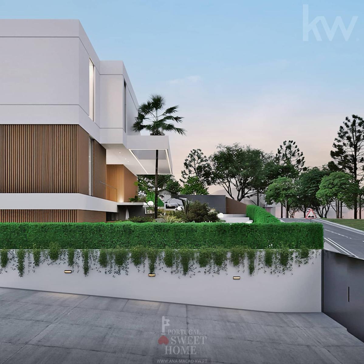 Route d'accès au garage