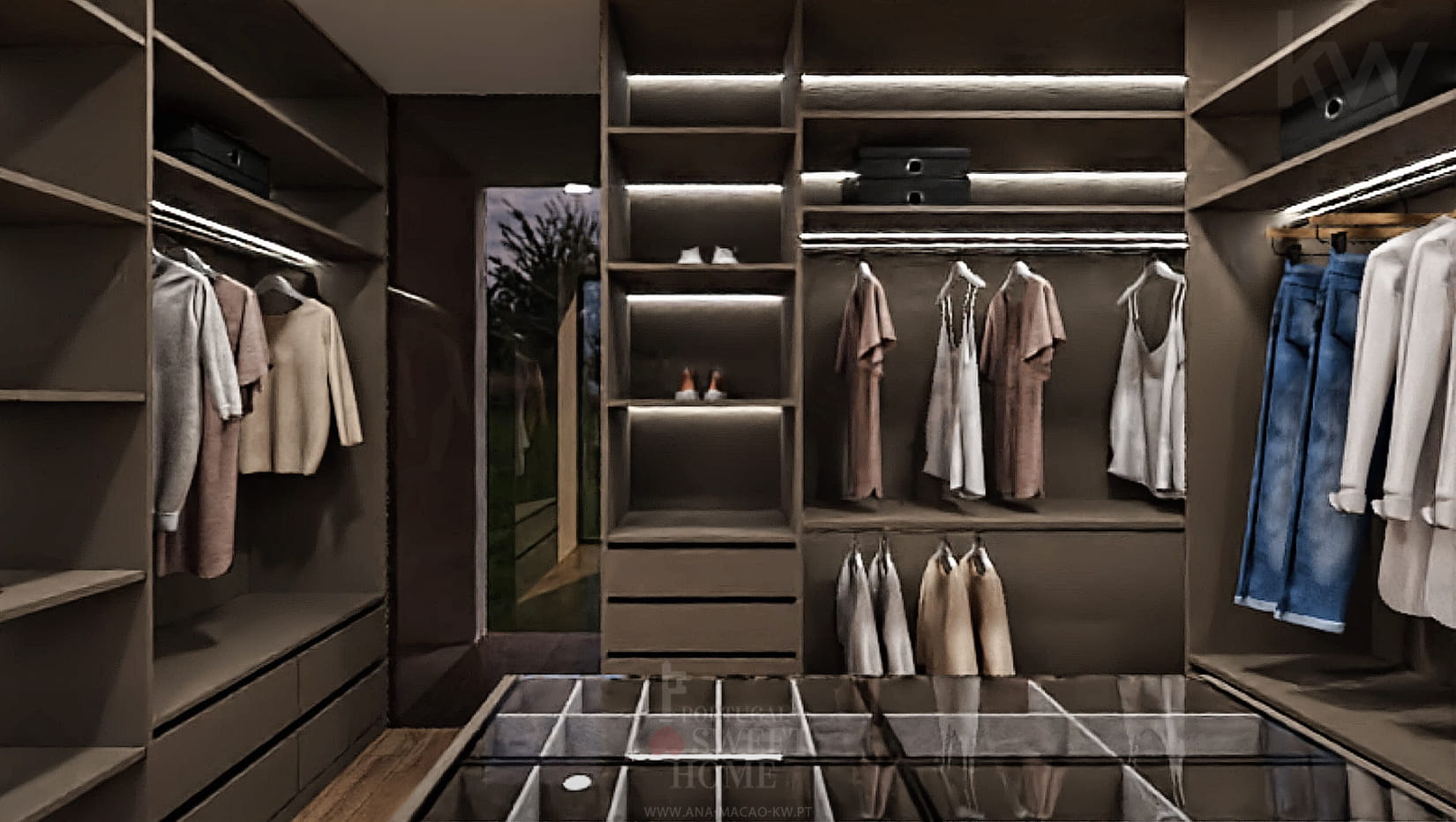 Suite parentale (51 m2), avec dressing (15,29 m2) et grande salle de bains (12,3 m2)