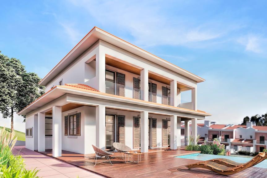 Villa de 4 chambres à côté de Oeiras Golf & Residence (inachevée)