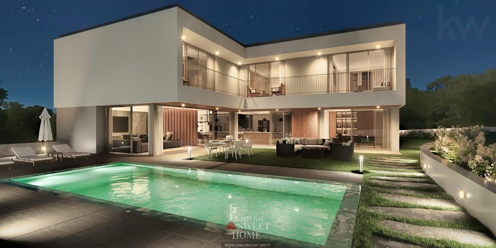 Oeiras Golf Residence - Villa T5 de luxe, avec vue sur le golf et la mer