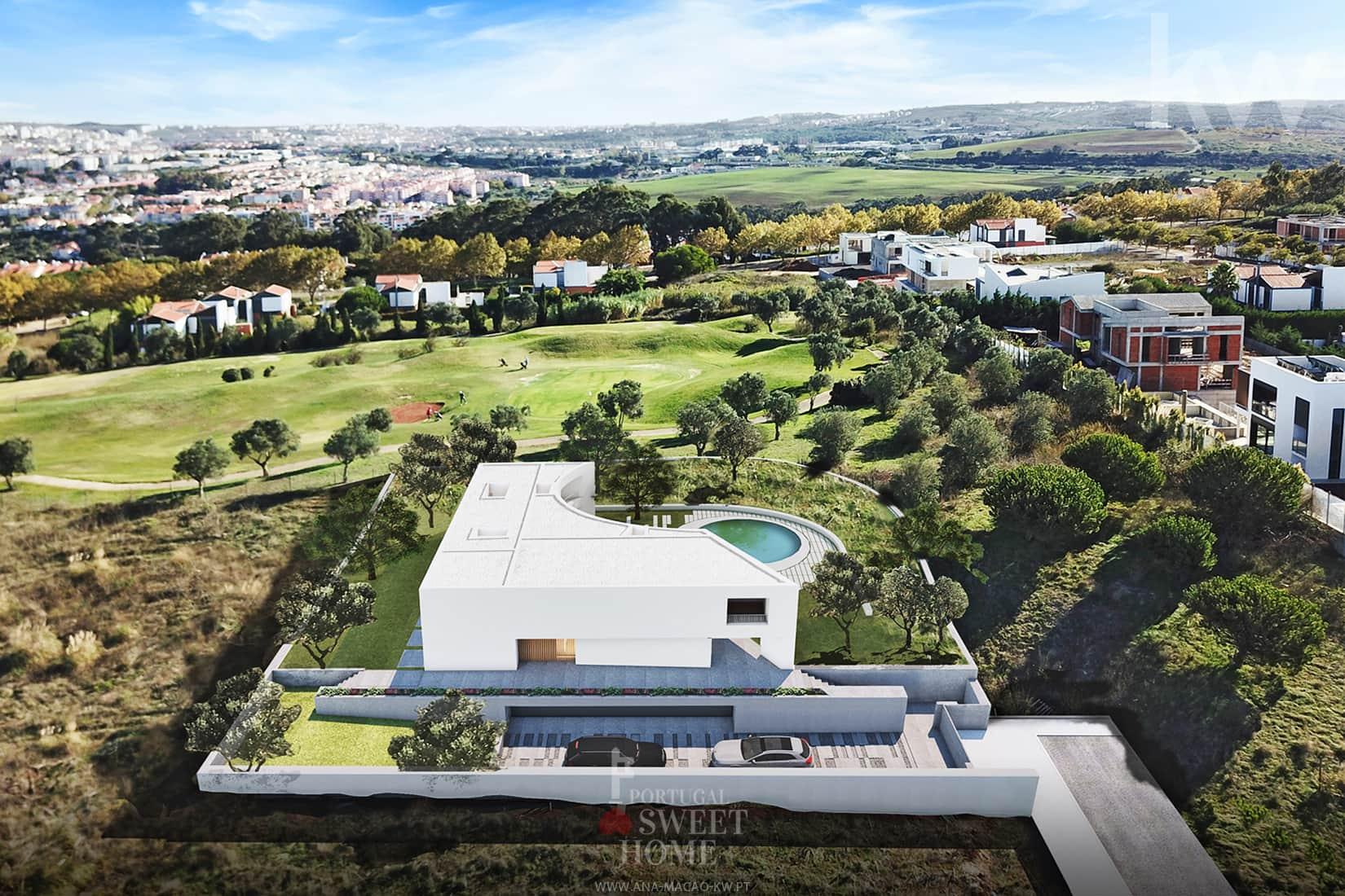 Oeiras Golf Residence - Luxueuse Maison T4+1 avec vue sur le golf et la mer