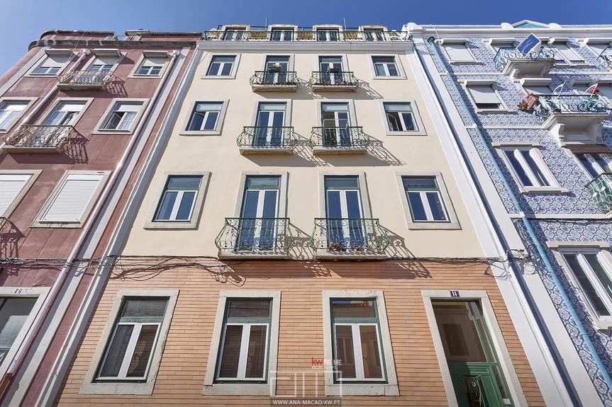 Lisbon, "Bairro da Graça", 2 bedroom apartment with river viewrio