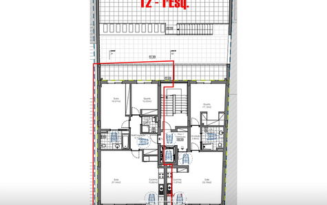 Planta do apartamento