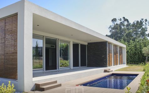 Projet d'architecture - Vue de la piscine