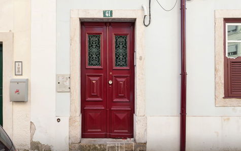 Facade of the building