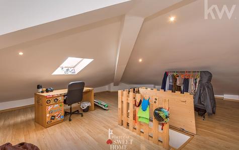 Large attic converted into a room