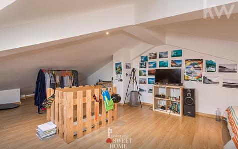 Large attic converted into a room