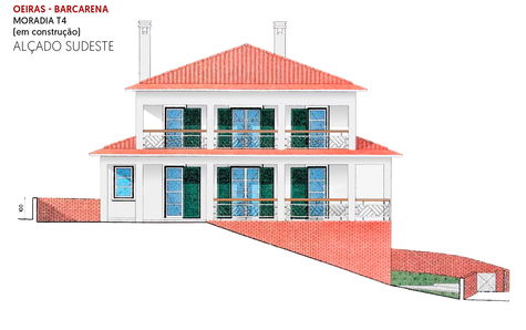 Project - Southeast elevation of the house