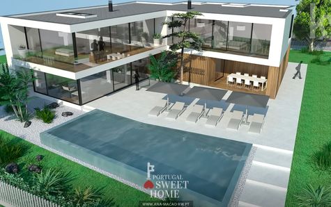 Project 3D photo, with swimming pool
