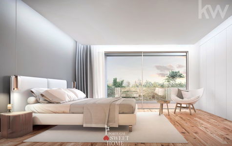 Suite principal com vista mar (22m2)