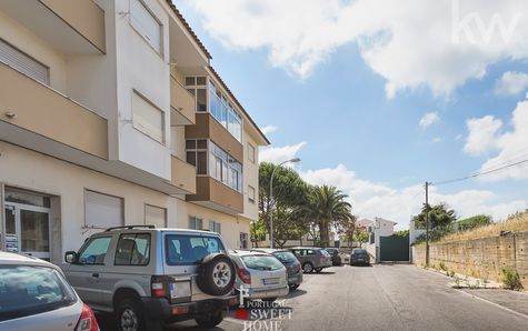 View of the building and the street