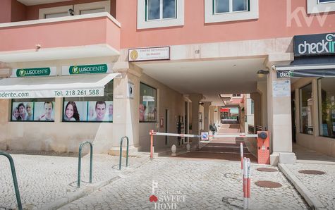 Entrances to the condominium garages